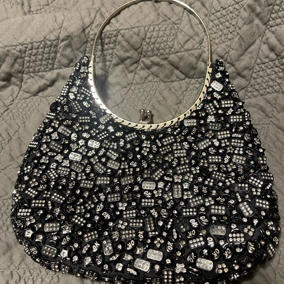 🖤”OK” Vintage Snap Ring Handle Bag 🖤 - Picture 1 of 4